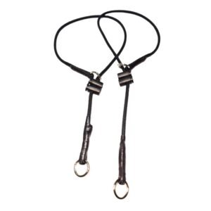 Slingers Paracord Escalamiento negro para adiestramiento canino - Solid Black