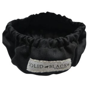 Cubre Collar Universal Solid Black negro para collares de trabajo y deporte canino