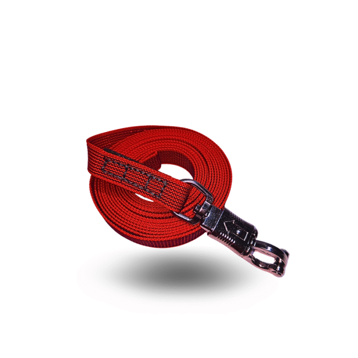 Trailla 5.00mts x 2.5 cm con Mosquetón Antipánico - Roja