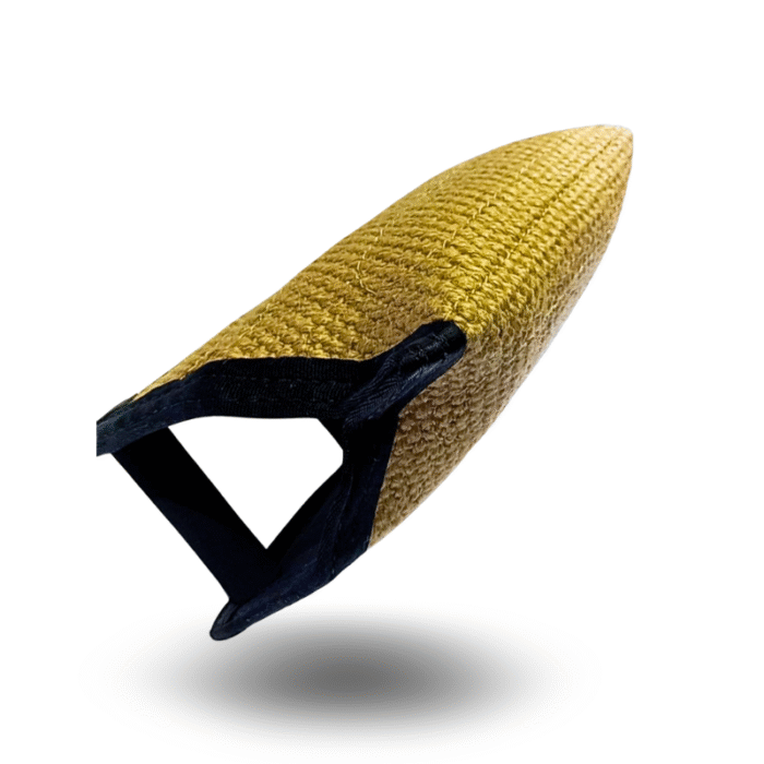 Cuña de Yute Solid Black Semi Hard con Tres Asas Grip Antideslizante