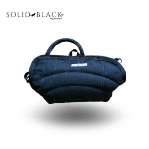 Manguín Multi Asas de Lino Francés-Solid Black Semi Hard