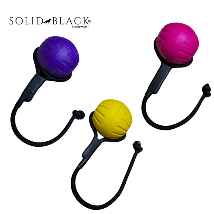 Pelota de Espuma Talla M (6 cm) con Asa Paracord – Ultra Liviana y Flotante