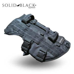 Arnés Táctico para Perros de Intervención Talla L/XL – Solid Black