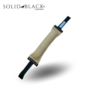 Agitador de Yute Dos Asas Solid Black 30x7cm
